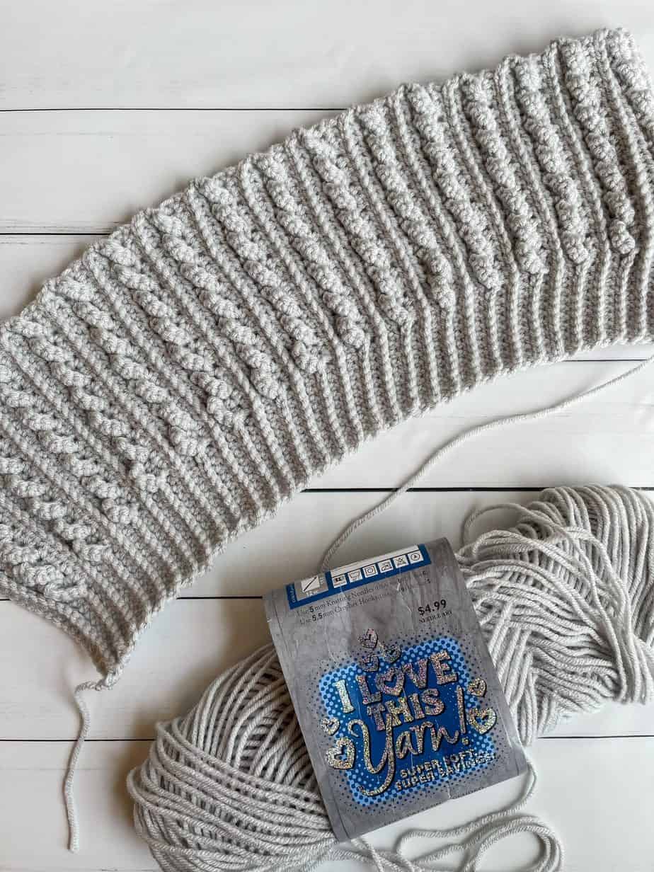crochet faux cable beanie free pattern