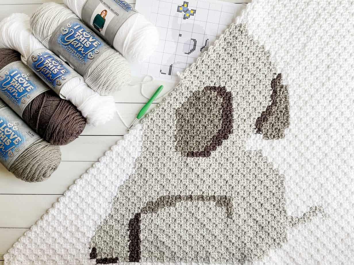 elephant crochet blanket pattern