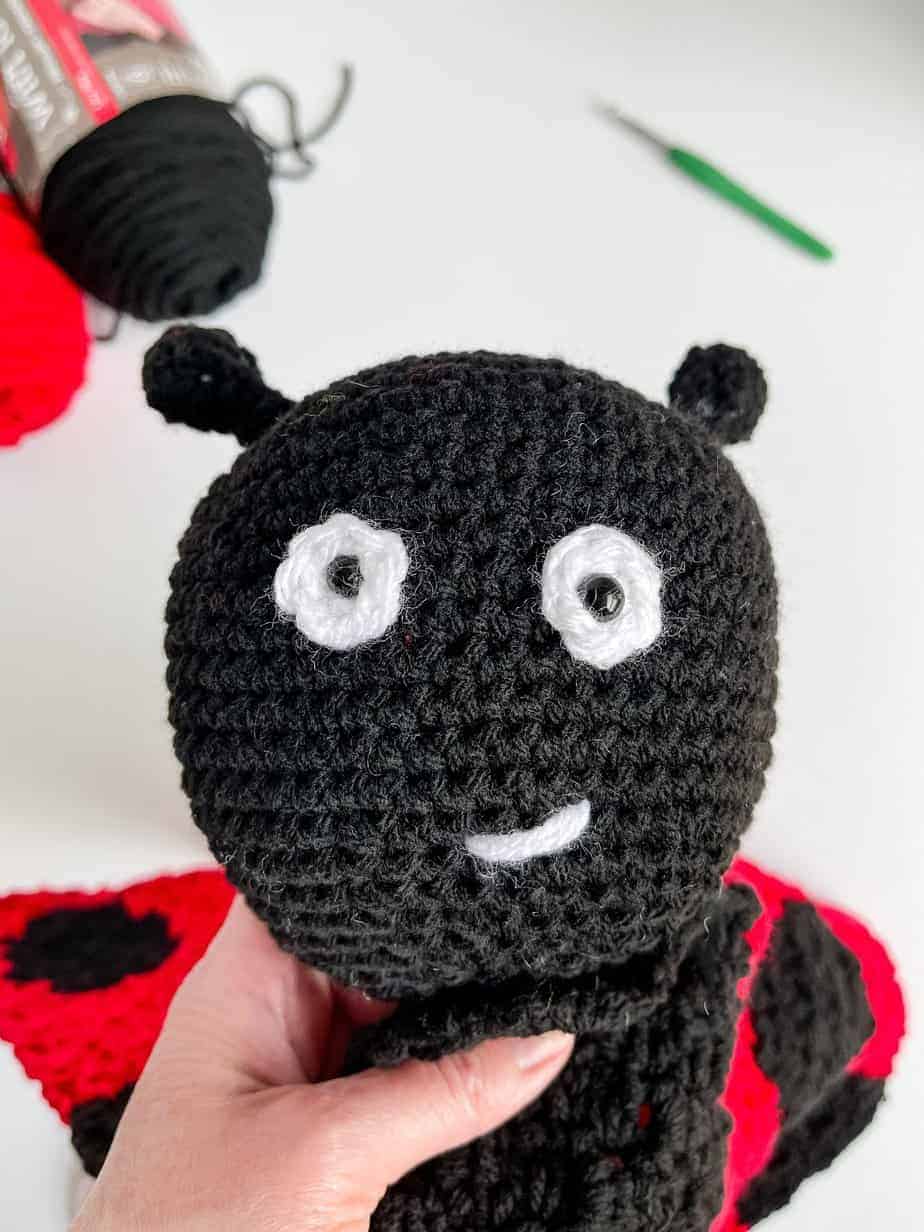 ladybug crochet pattern free c2c lovey blanket