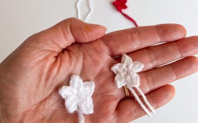 Mini Crochet Star Applique How to Photo & Video Tutorial