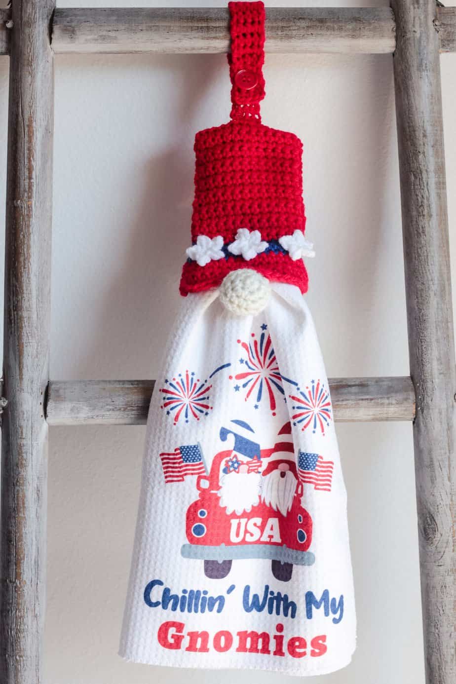 patriotic gnome free crochet pattern