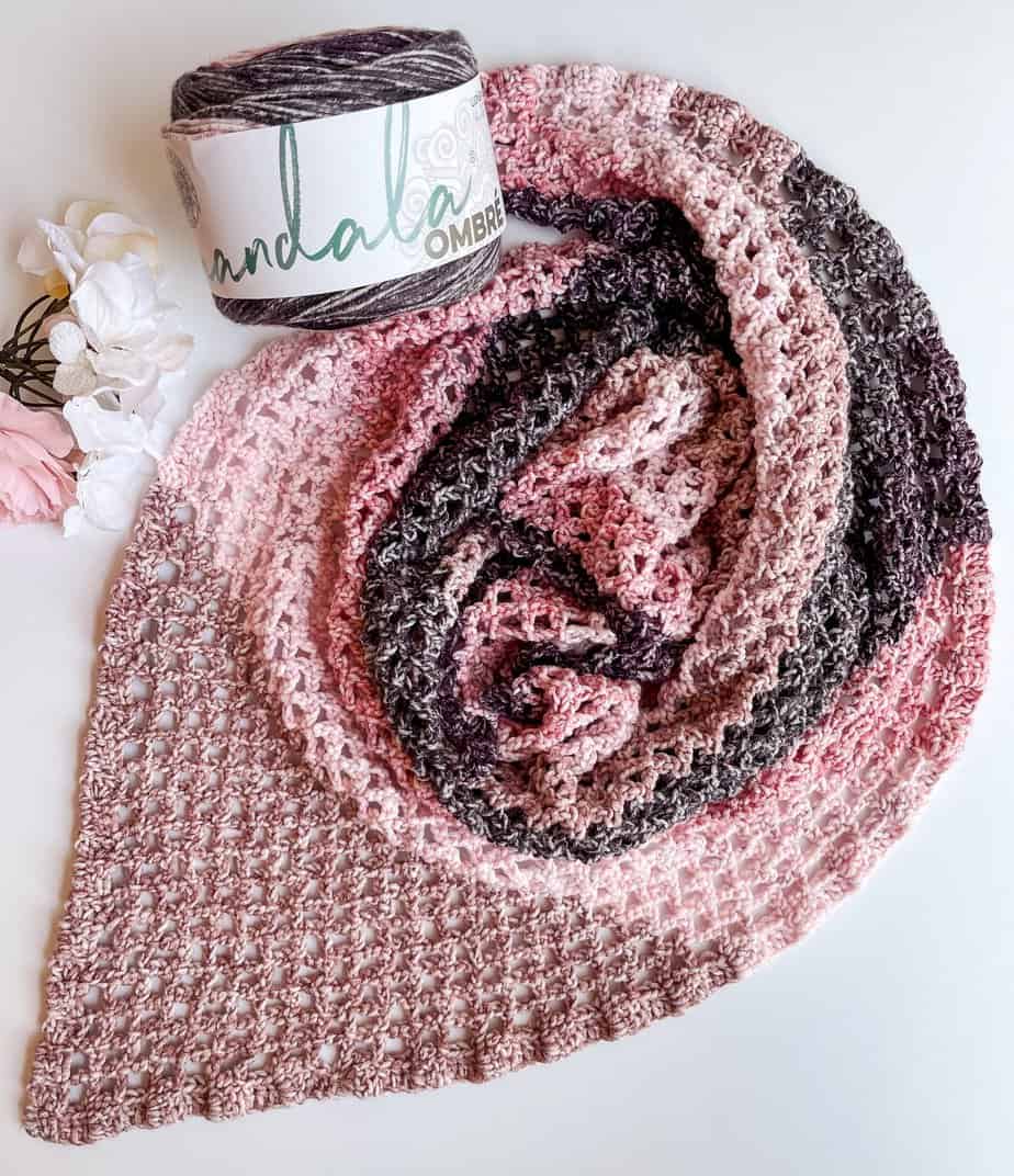 lacy scarf crochet pattern free