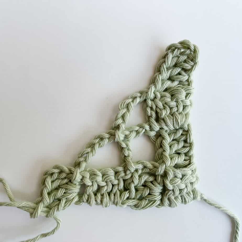 crochet mesh stitch c2c stitch tutorial