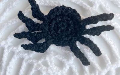 Crochet Spider Applique free crochet pattern