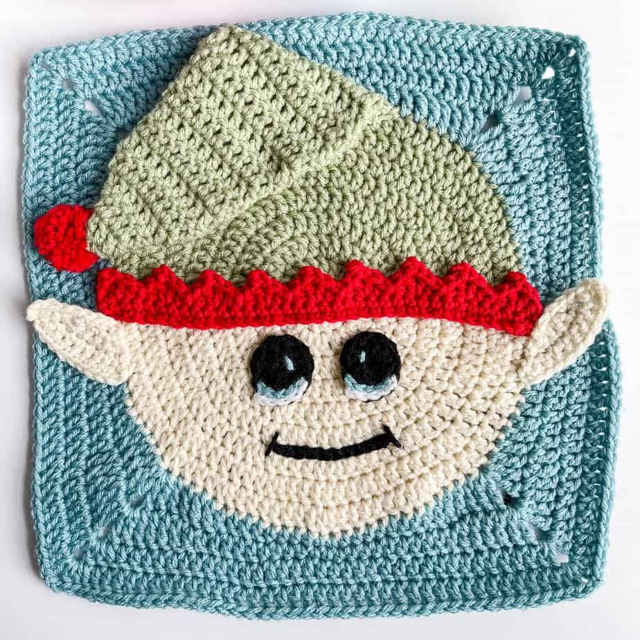 free crochet elf pattern granny square