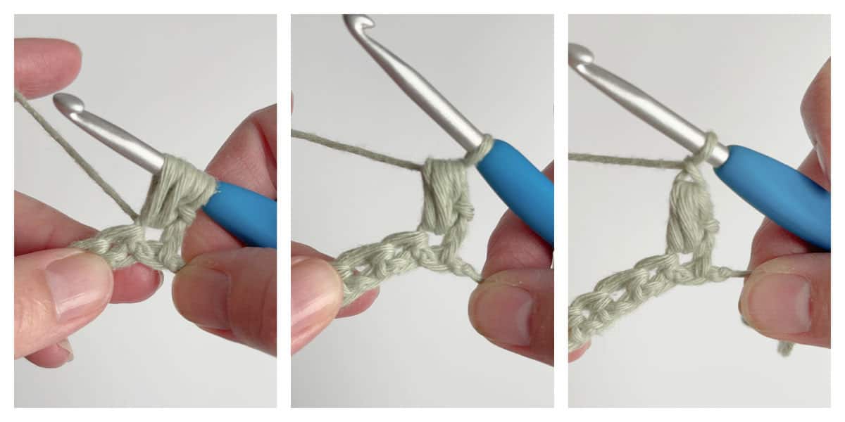 interlocking puff stitch process 2