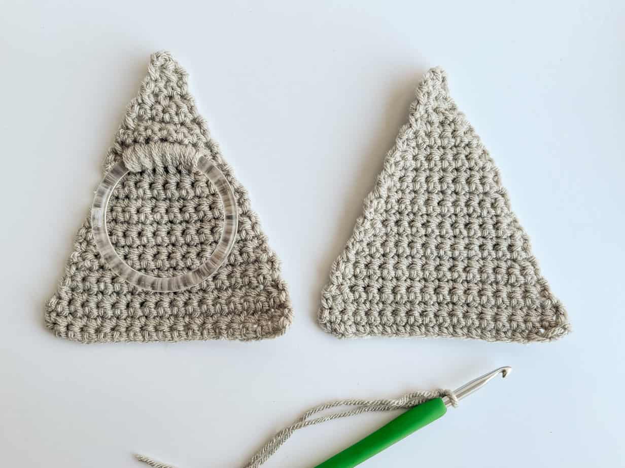 Girl Pilgrim Gnome Towel Topper hat process