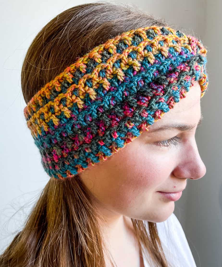 crochet twisted headband free pattern