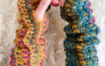 Crochet Arm Warmers easy and free crochet pattern!