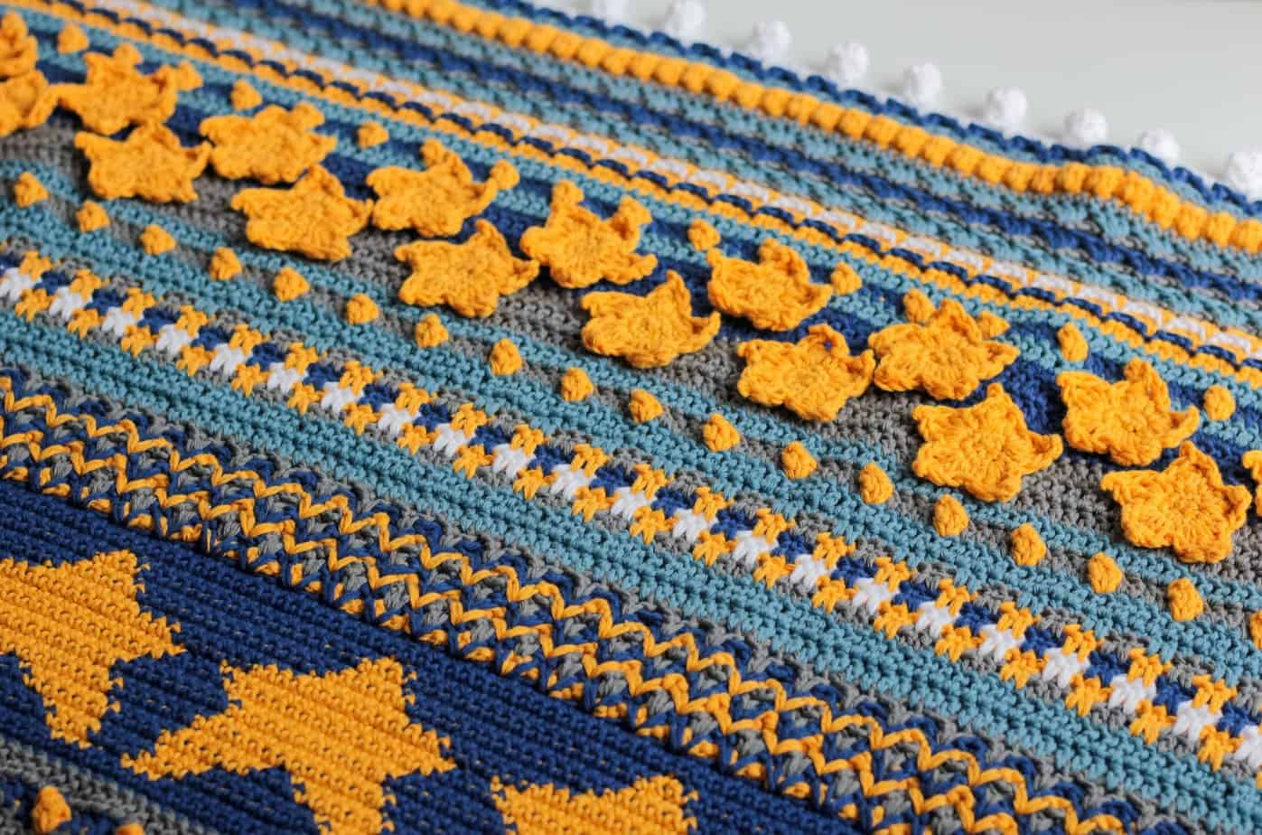Crochet Stitch Sampler Blanket Part 3