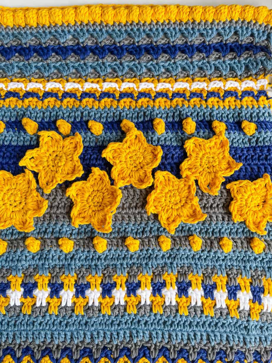 Crochet Stitch Sampler Blanket Part 3