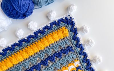 Crochet Stitch Sampler Border Winter’s Night Rhapsody Part 4