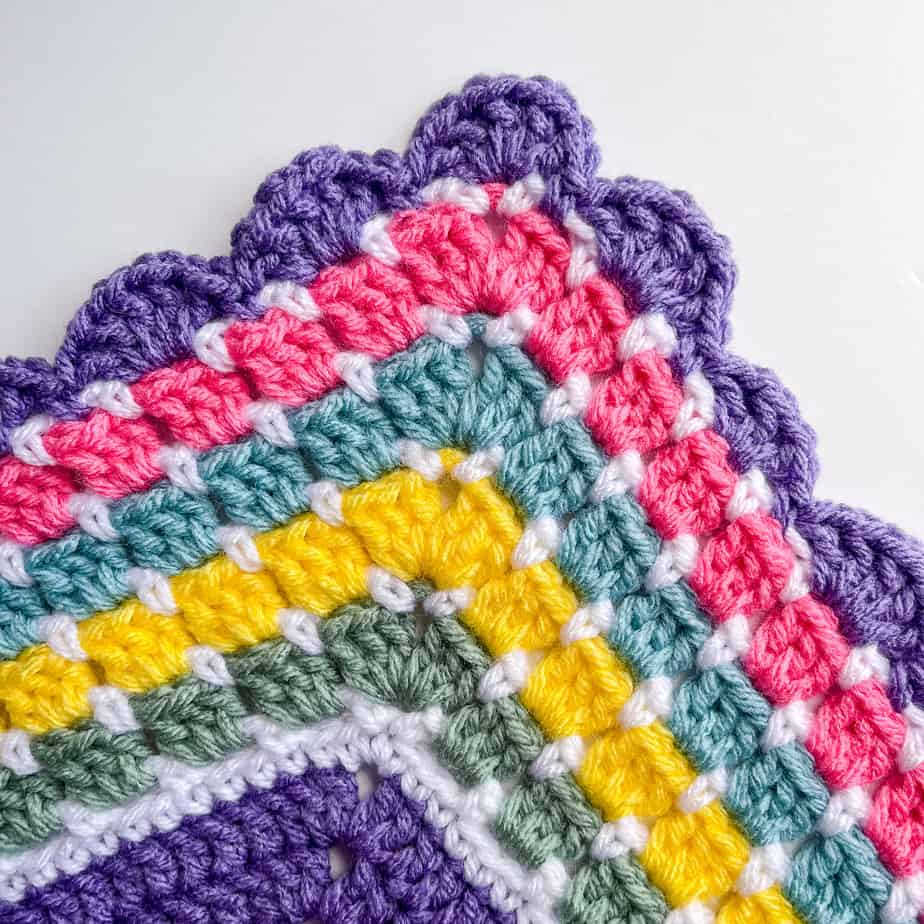 Crochet blanket for Easter free pattern