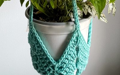 Crochet Plant Hanger – The Never Ending Star free pattern