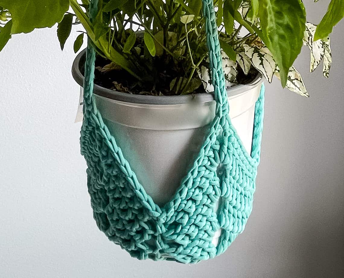crochet plant hanger pattern