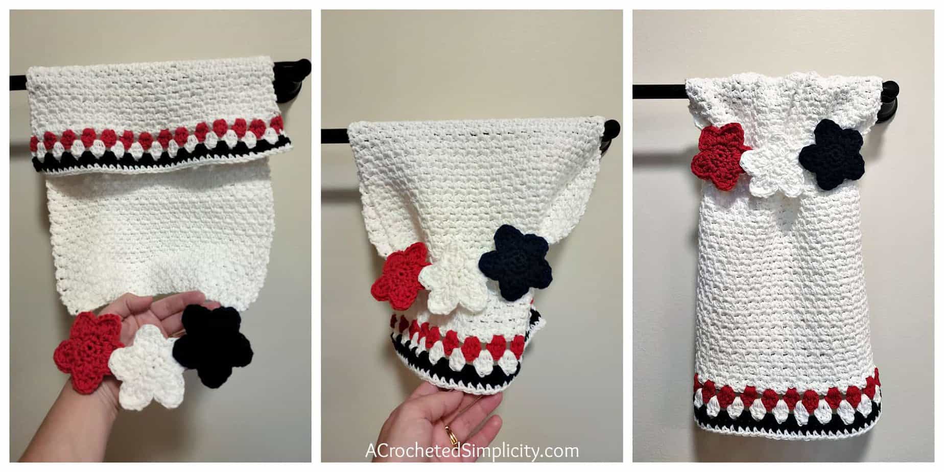 Stars & Stripes Towel by A Crocheted Simplicity