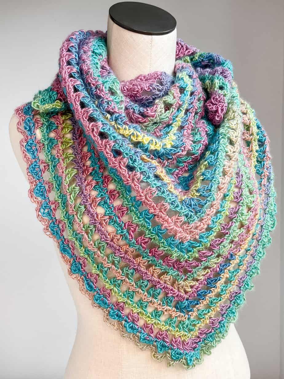 lacy crochet scarf free crochet pattern