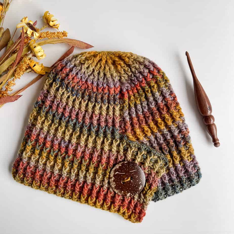 crochet ribbed hat free pattern