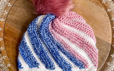 The Swirl Tunisian Crochet Hat free crochet pattern