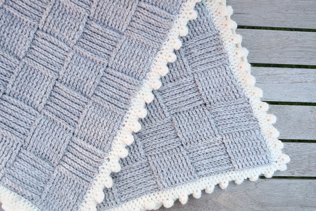 Plaza Baby Blanket by Knitting with Chopsticks