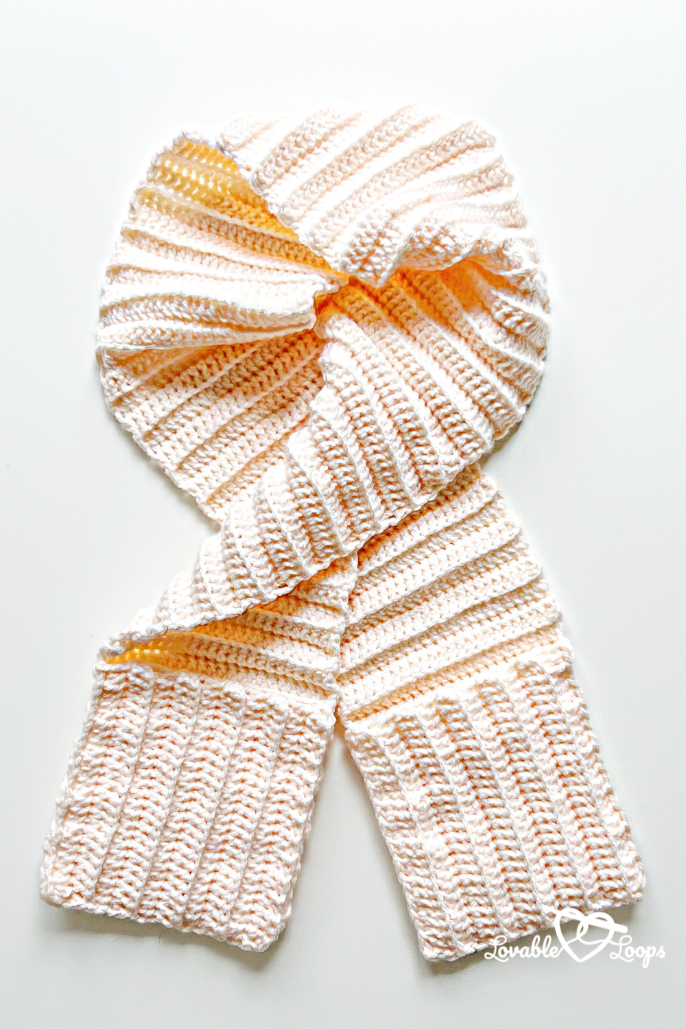 Crochet Scarf with Pockets by Lovable Loops