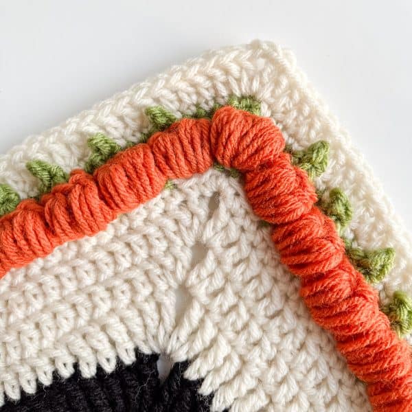 Pumpkin Crochet Border