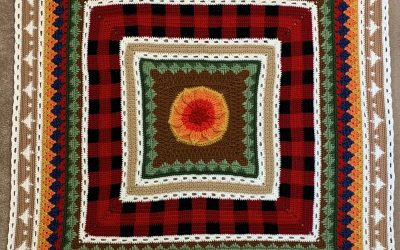 Crochet Christmas Blanket Pattern – Fireside Stitch Sampler!