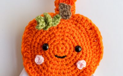 Crochet Pumpkin Pattern for a Towel Topper or Holder!
