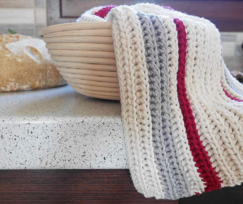 dish towel free crochet pattern