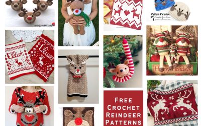 Reindeer Crochet Patterns – cute and free patterns!
