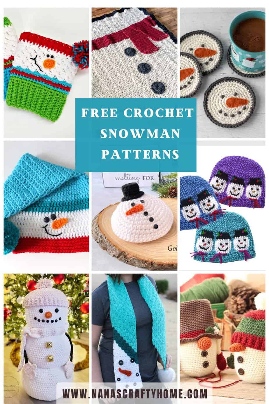 Free Crochet Snowman Patterns