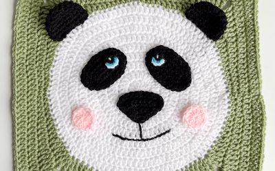 Panda Crochet Square | Wildlife Animal Square CAL Part 1