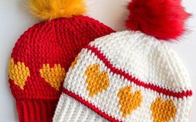 Crochet Heart Hat a free crochet pattern with Hearts!